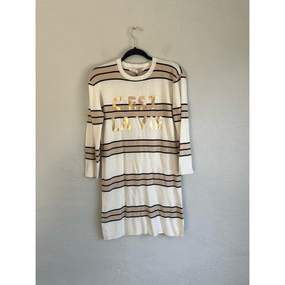 Anthropologie English Factory Woman C’est La Vie Midi Knit Dress, Size M… - Picture 1 of 9